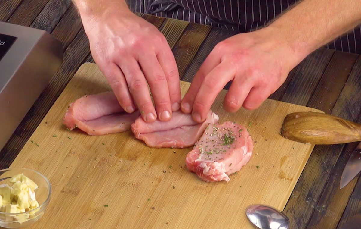 3 Taschen aus Schweinerücken