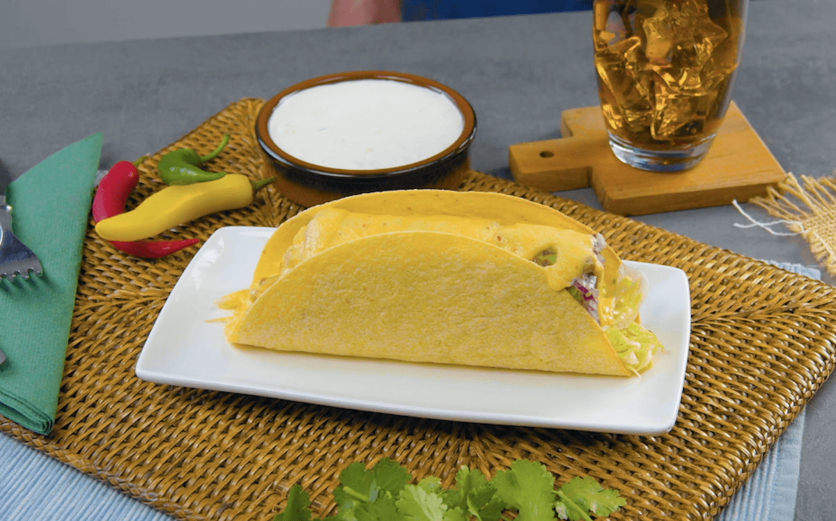 Gefüllter Tortilla Taco