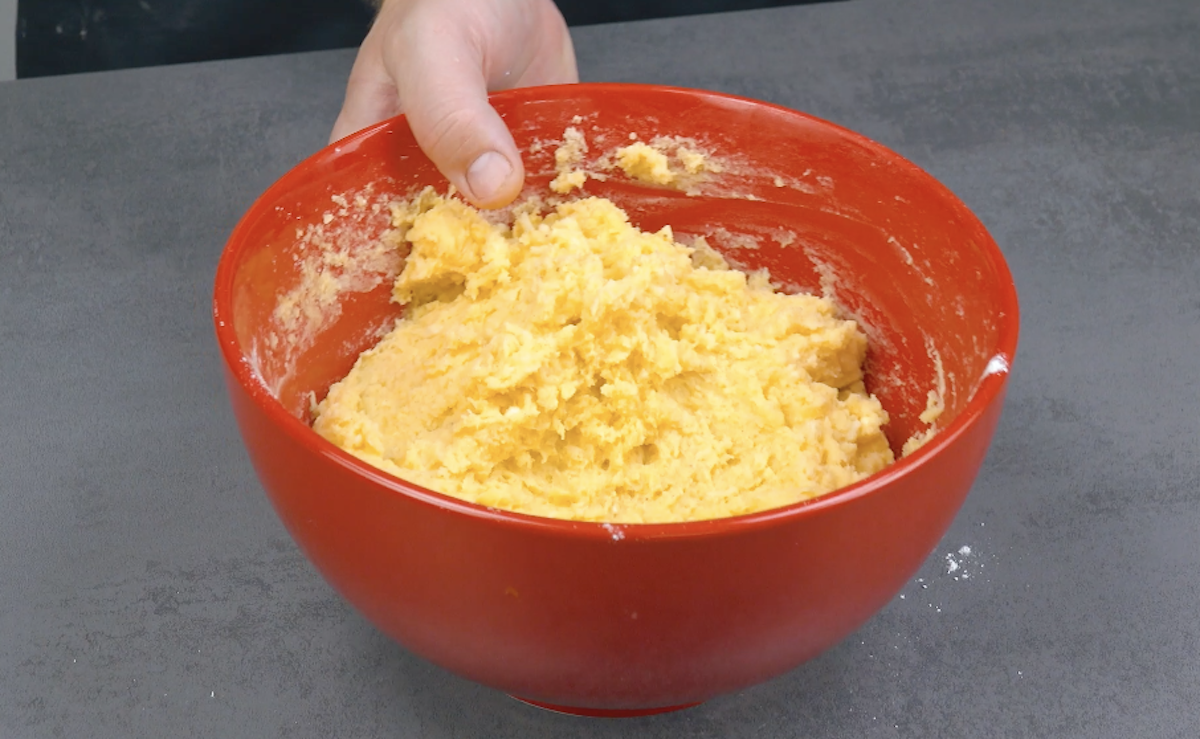 Kartoffelbrei in Schüssel