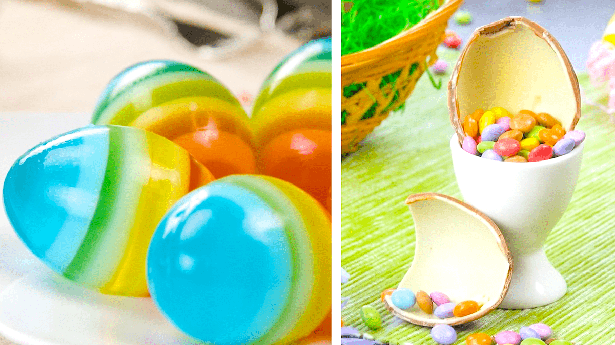 Ostereier als süße Snacks