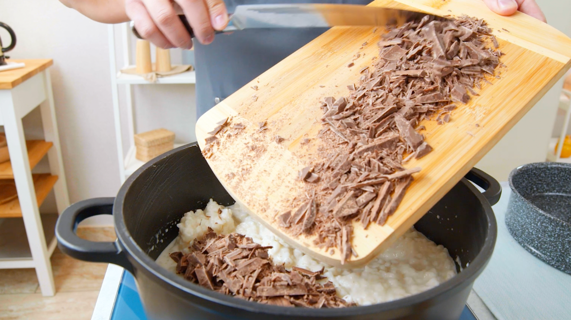 Zebrakuchen aus Milchreis