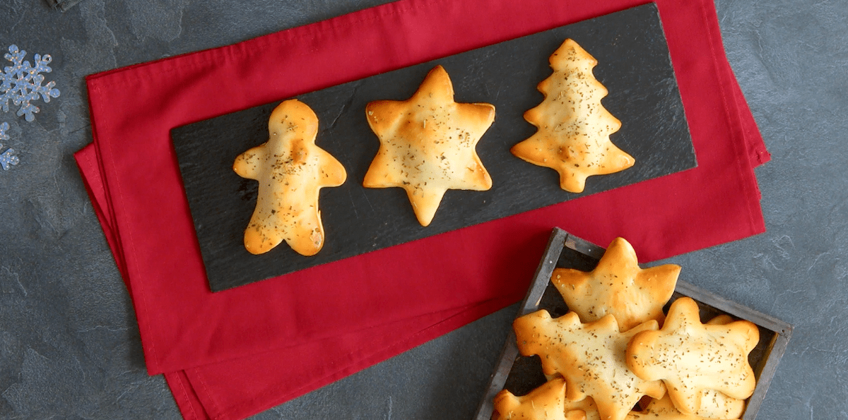 Gefüllte Pizza-Plätzchen