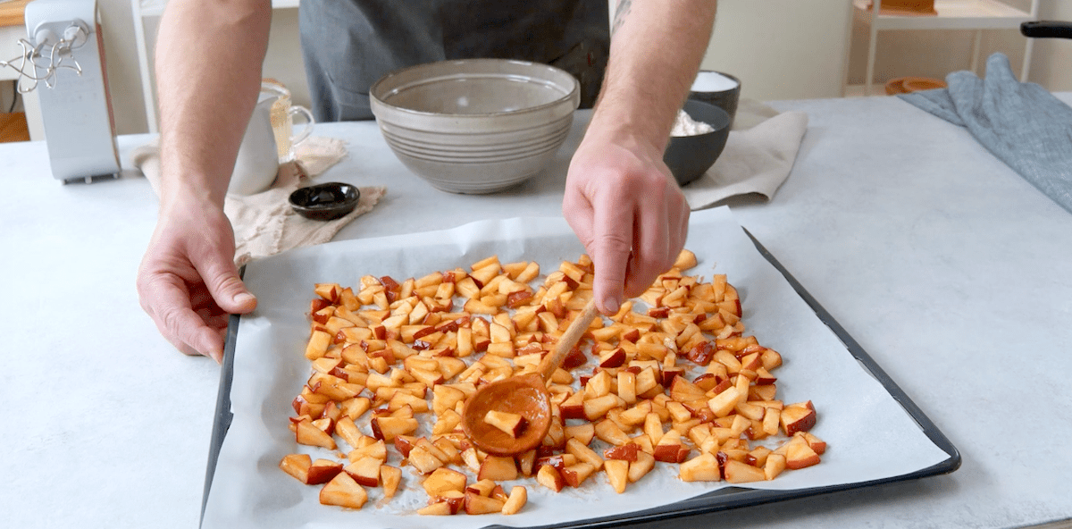 Apfelmischung für Biskuitrolle