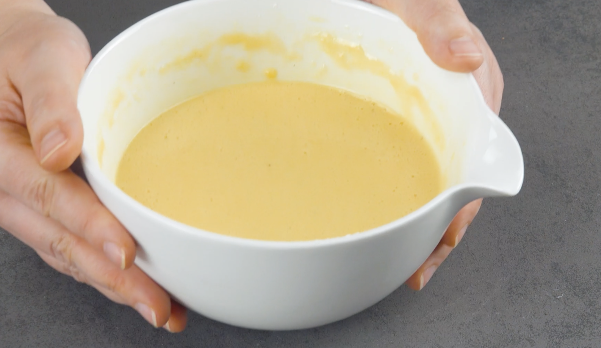 Eimasse in Schüssel