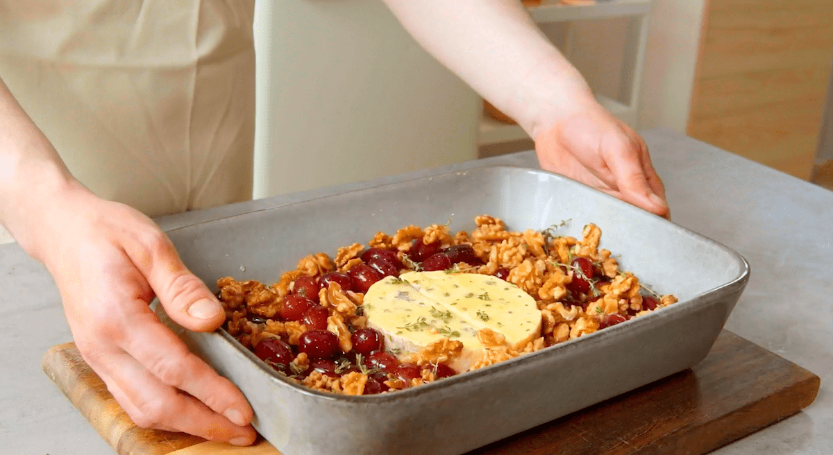 Bavaria blu – Der Würzige von Bergader vor dem Backen