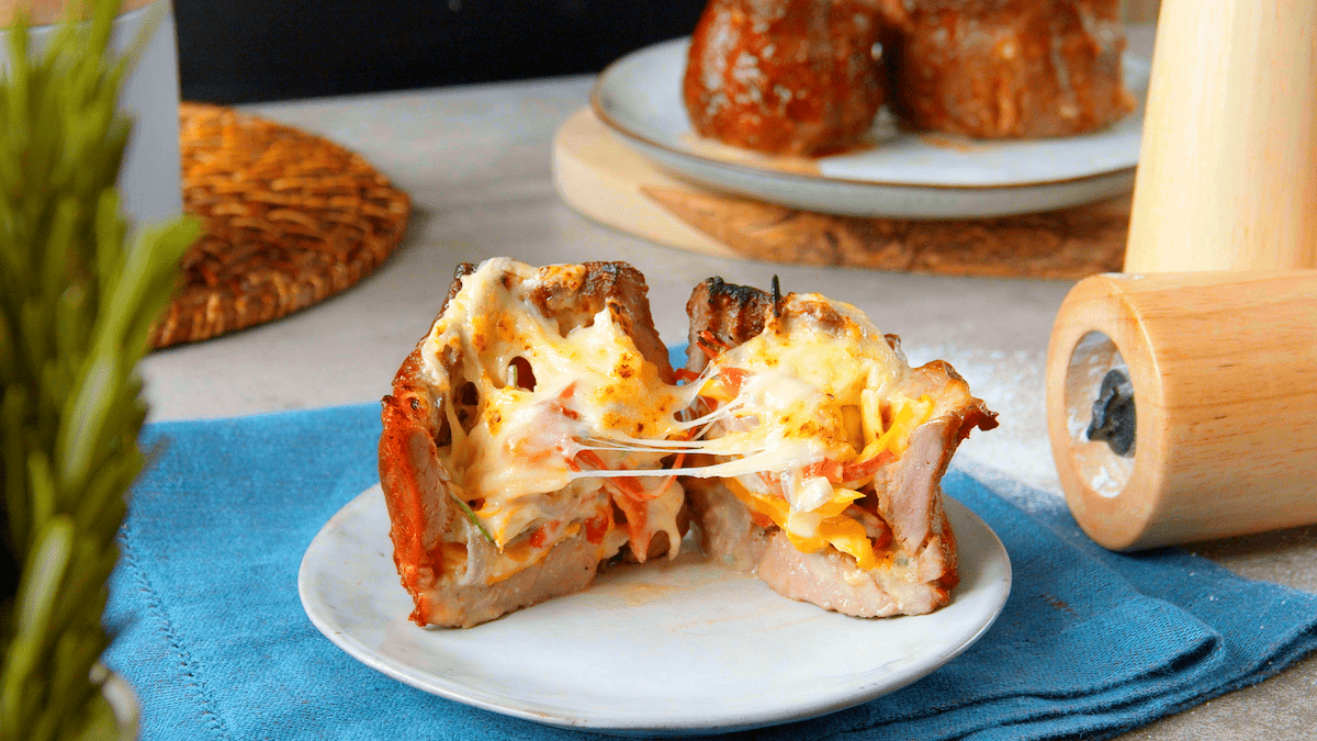 Cremig-frisch gefüllte Rindertaschen