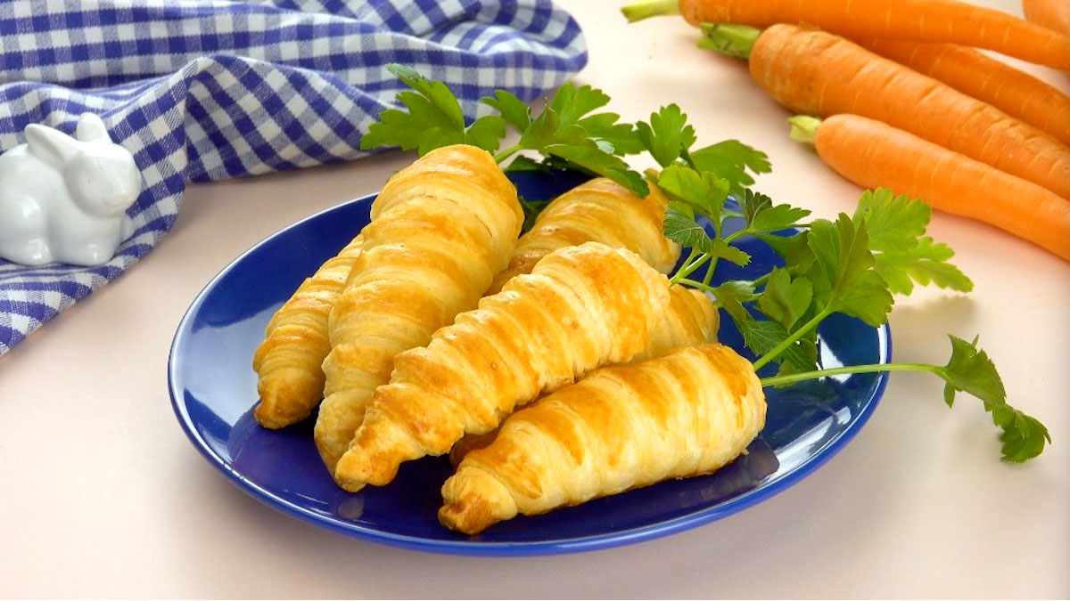 Karotten-Croissants für den Osterbrunch