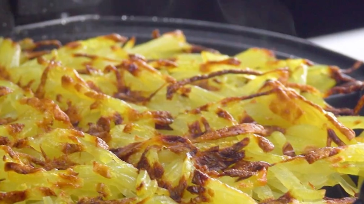 Kartoffelrösti im Waffeleisen