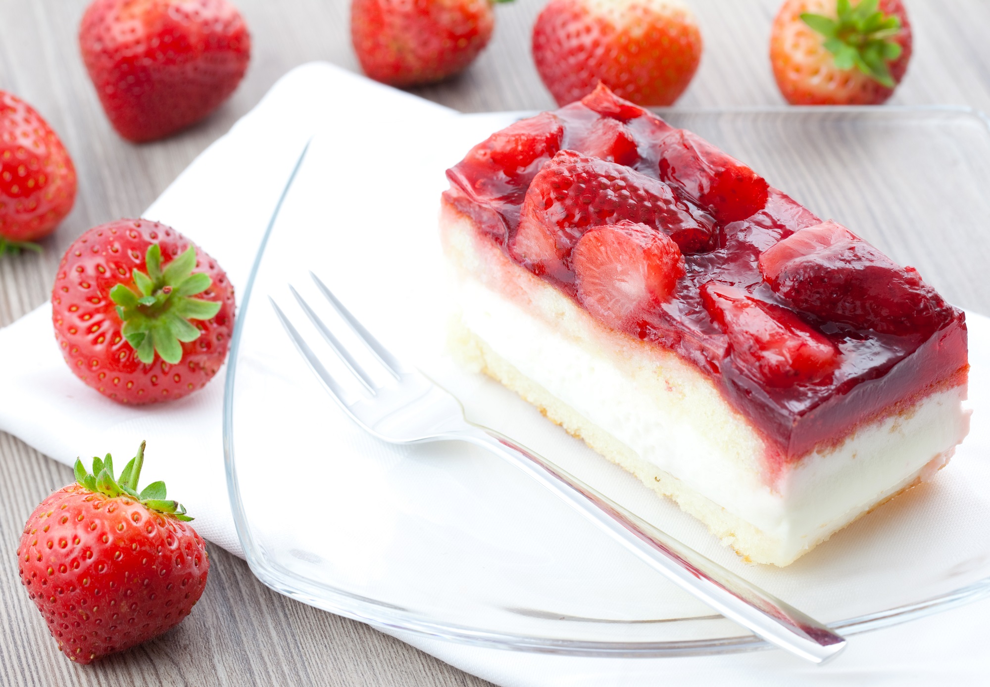 Erdbeer-Schmandkuchen vom Blech