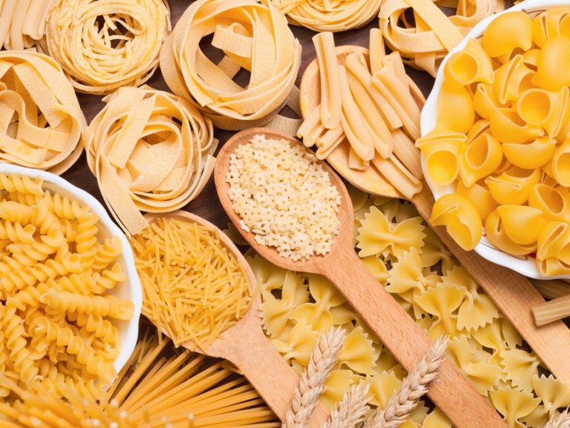Veiel verschiedene Nudelsorten