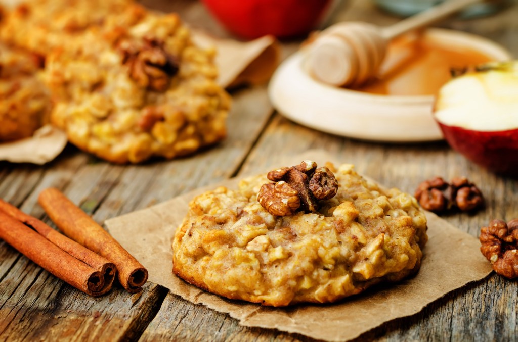 Haferflocken-Apfel-Kekse