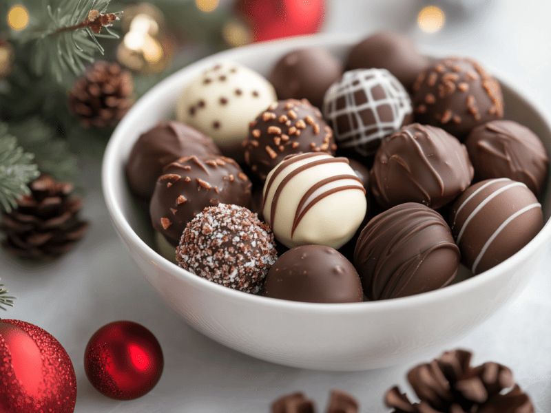 Spekulatius-Kugeln sind eine süße Idee für die Weihnachtsbäckerei