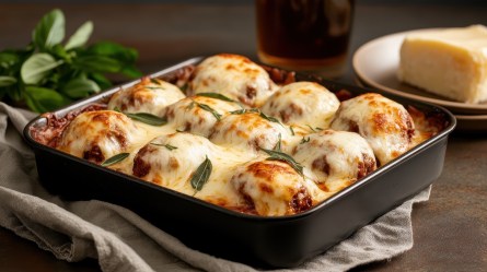 Form mit Hackbällchen Toskana.