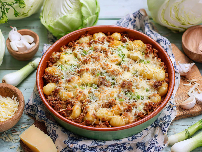 Dieser Auflauf mit Spitzkohl ist perfekt für jeden Tag