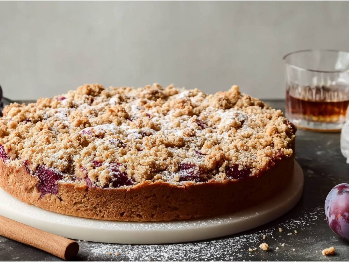 Pflaumenkuchen mit Rum