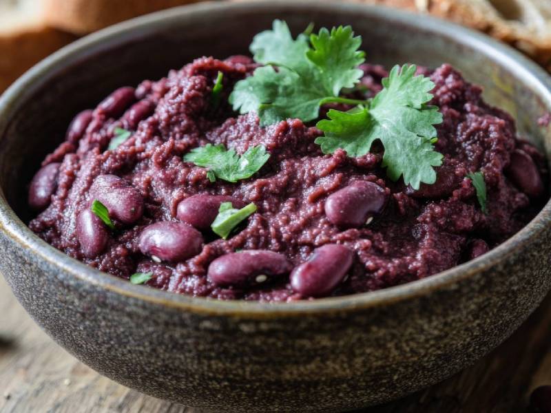 Schale mit Kidneybohnen-Dip