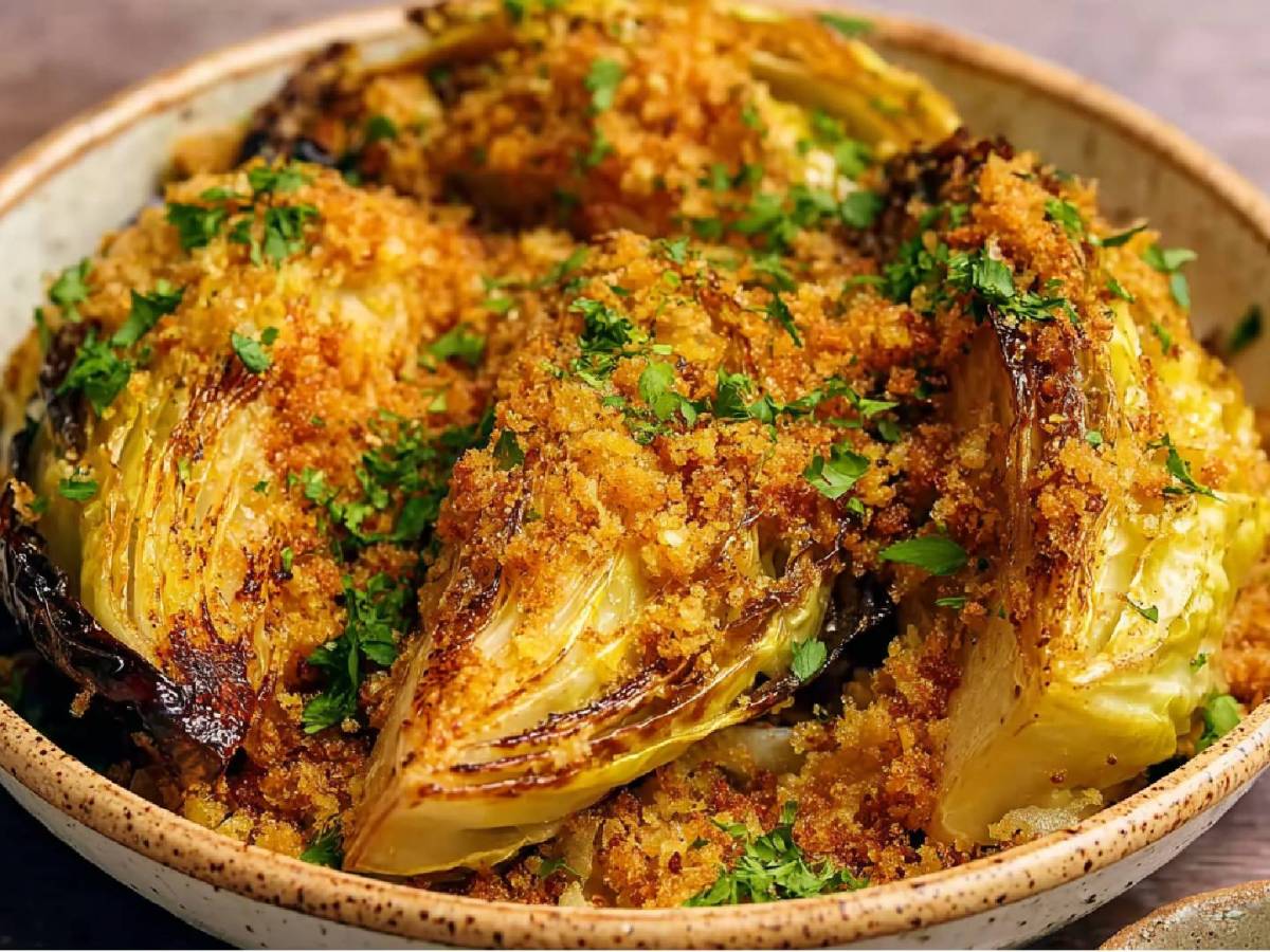 Der Kohl, aus dem Träume sind: Miso-Spitzkohl aus dem Ofen