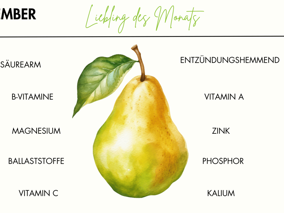 Warenkunde Birne: Diese Frucht steckt voller gesunder Inhaltsstoffe
